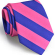 Load image into Gallery viewer, American Made Collared Greens Tie Fuchsia/Blue Made in the USA
