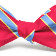Load image into Gallery viewer, Van Tassel Stripe: Bow Tie - Red/Blue
