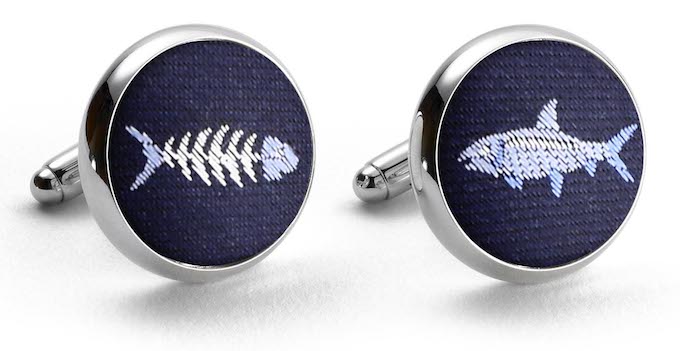 Bonefish: Cufflinks - Navy