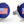 Load image into Gallery viewer, American Flag: Woven Silk Cuffllinks - Navy
