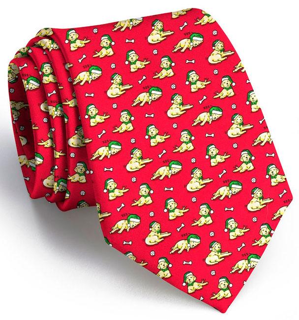 Santa Paws: Tie - Red/Yellow