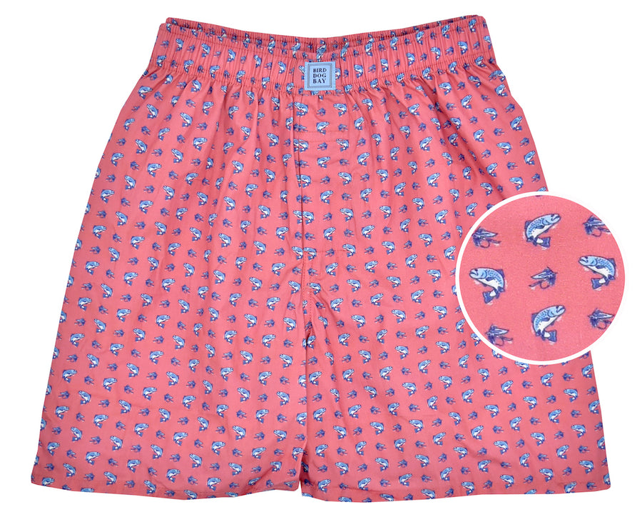 Upstream Battle: Boxers - Coral (XL)