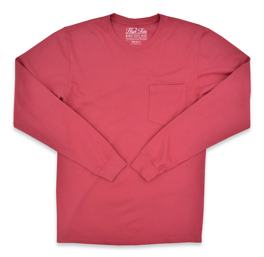 High Tide: Long Sleeve T-Shirt - Brick