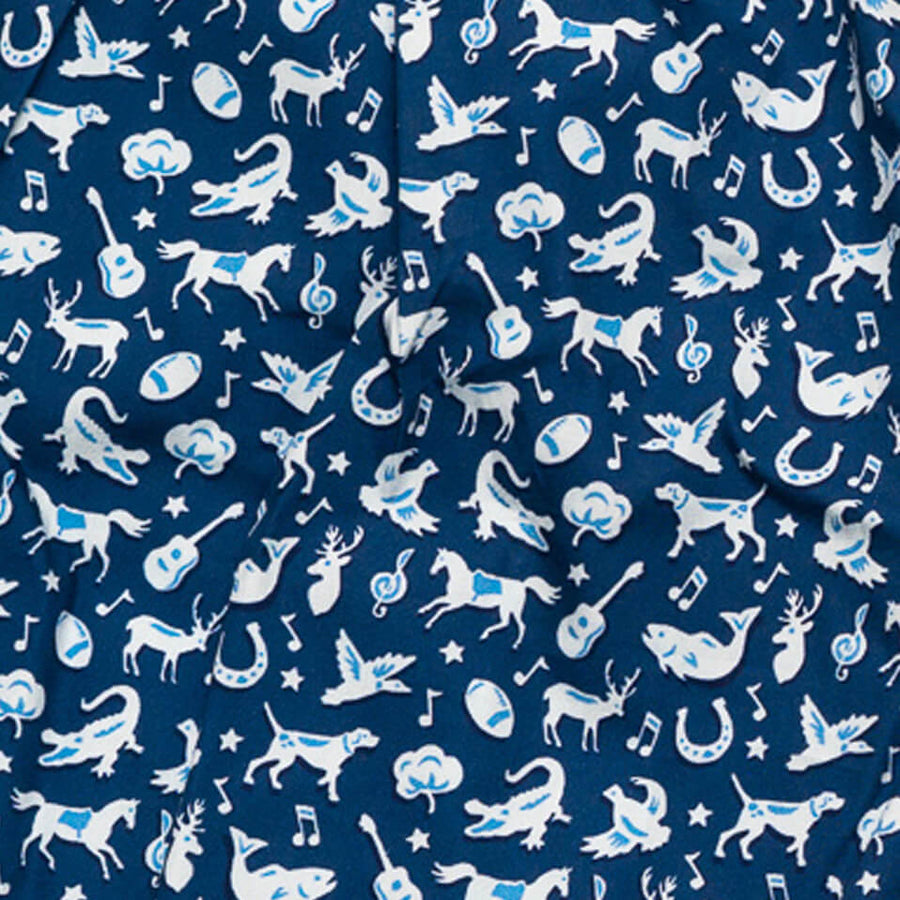 Southern Soirée: Boxers - Dark Blue (S)