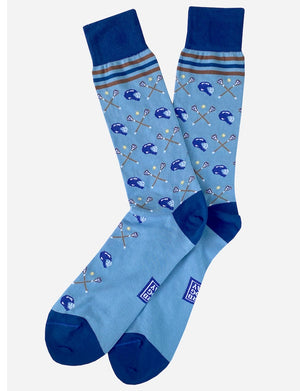 Lacrosse Check: Socks - Blue