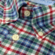 Load image into Gallery viewer, Amberley: Woven Cotton Shirt - Blue/Green/Red

