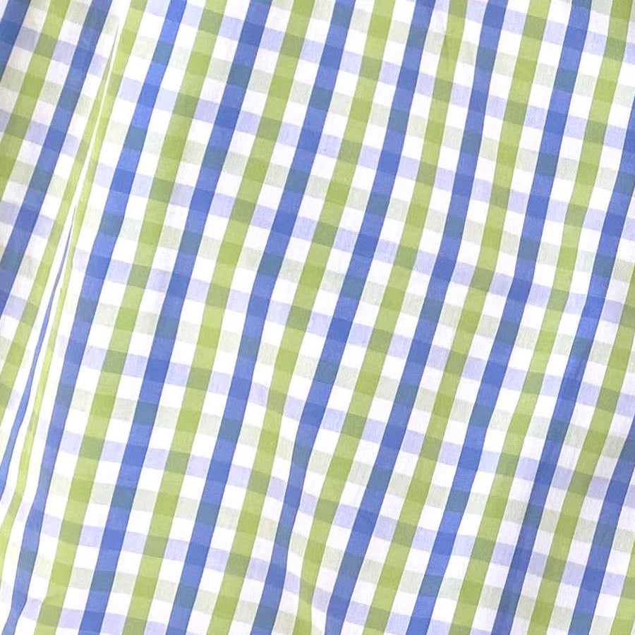 Gingham: Boxers - Sage/Blue