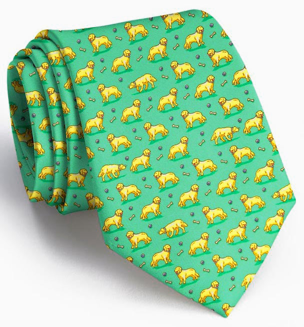 Puppy Love: Tie - Green