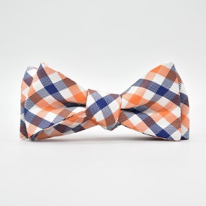 Collegiate Quad: Bow Tie - Orange/Blue