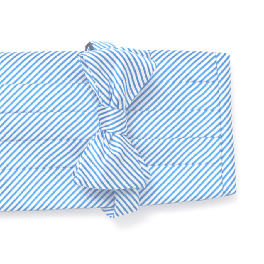 Signature Stripe: Cummerbund Set - Carolina