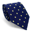 Load image into Gallery viewer, College Collection Dots: Tie - Navy/Gold
