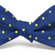 Load image into Gallery viewer, Spot On: Bow Tie - Navy/Lime
