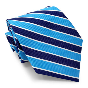 Charles: Tie - Navy/Aqua