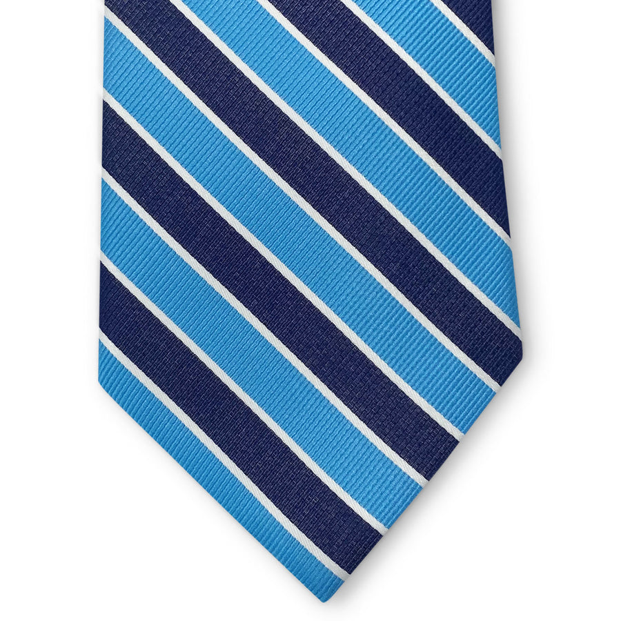 Charles: Tie - Navy/Aqua