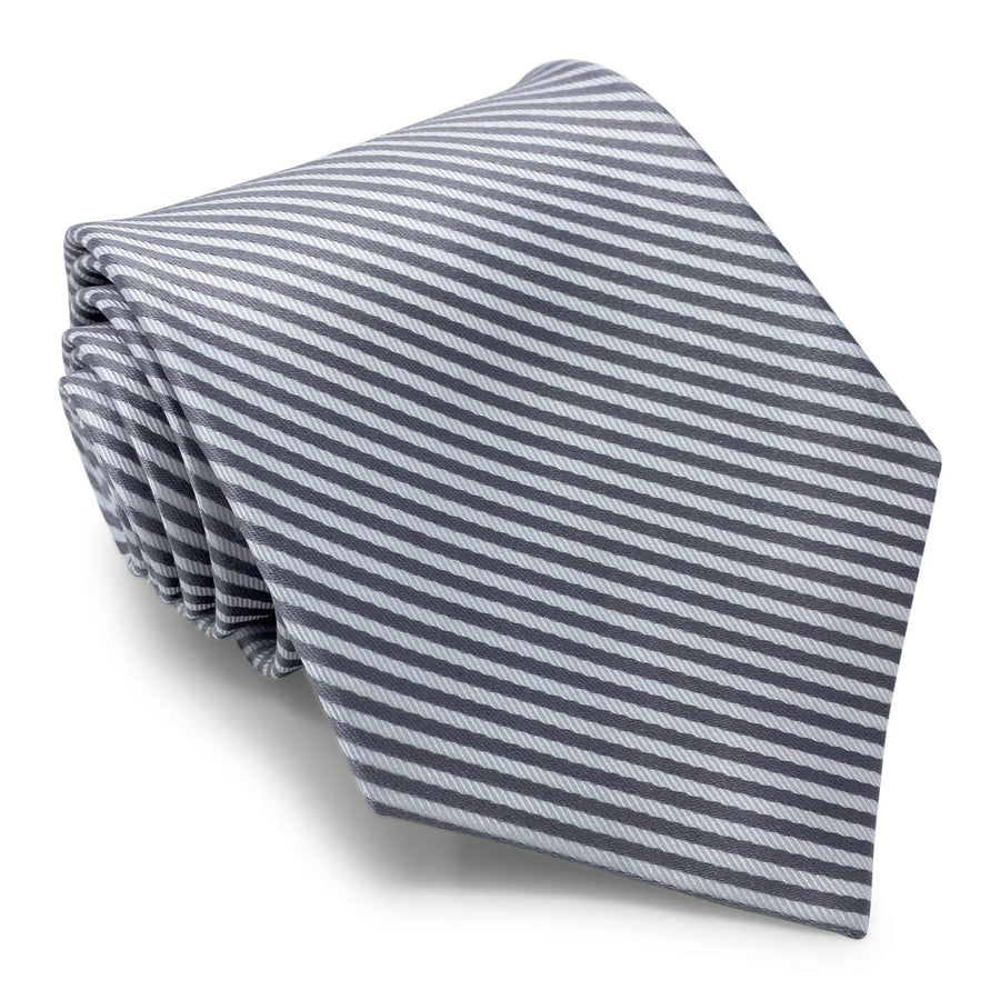 Signature Stripe: Tie - Gray