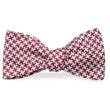 Load image into Gallery viewer, Gatsby Houndstooth: Bow Tie - Crimson

