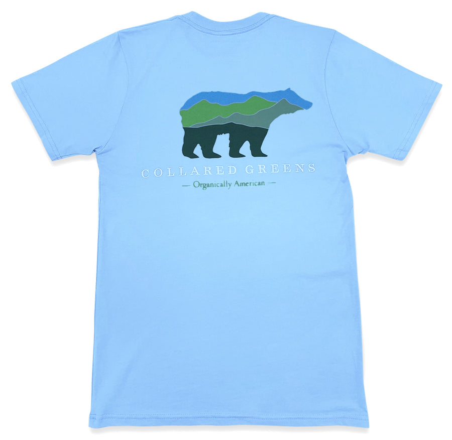 Mountain Bear: Short Sleeve T-Shirt - Carolina