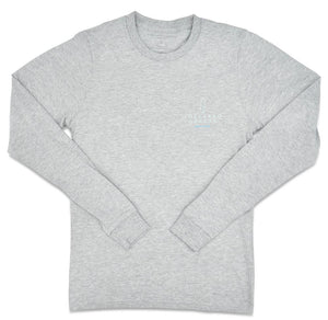 Tarpon Badge: Long Sleeve T-Shirt - Gray