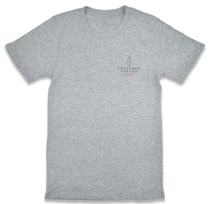 Oysters and Hot Sauce: Short Sleeve T-Shirt - Gray