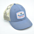 Load image into Gallery viewer, Skiff Dogs Logo: Badged Trucker Cap - Shoal Blue
