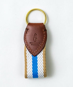 Dockside: Key Chain - Light Blue/White/Tan