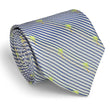 Load image into Gallery viewer, Palm Seersucker: Tie - Navy/White
