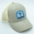 Load image into Gallery viewer, Palmetto Moon Bear: Badged Trucker Cap - Cattail
