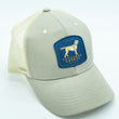 Load image into Gallery viewer, Yellow Lab: Badged Trucker Cap - Cattail
