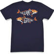 Load image into Gallery viewer, Red Fish Two Fish: Short Sleeve T-Shirt - Navy
