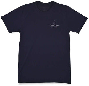 Alpine Angler: Short Sleeve T-Shirt - Navy