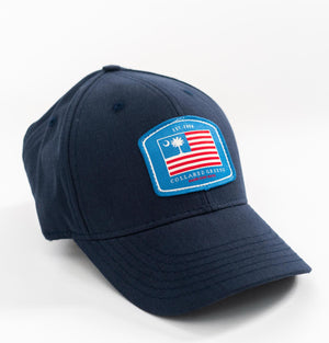 Palmetto Flag: Heritage Twill Cap - Navy