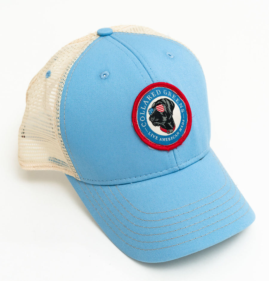 Aviator Lab: Badged Trucker Cap - Carolina