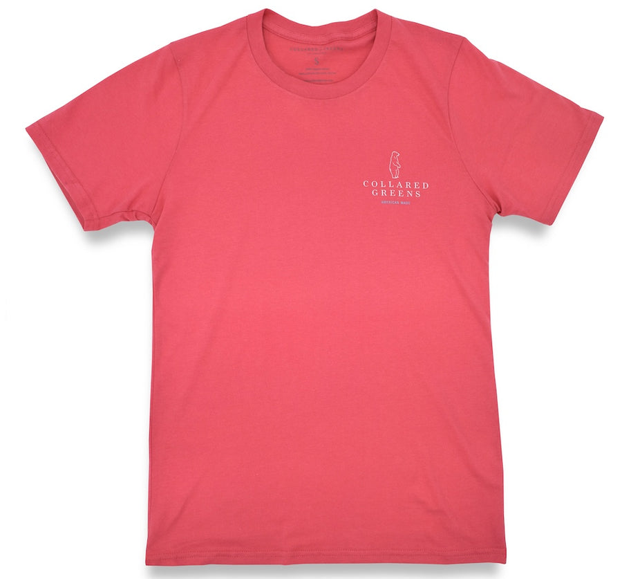 Tarpon Time: Short Sleeve T-Shirt - Coral