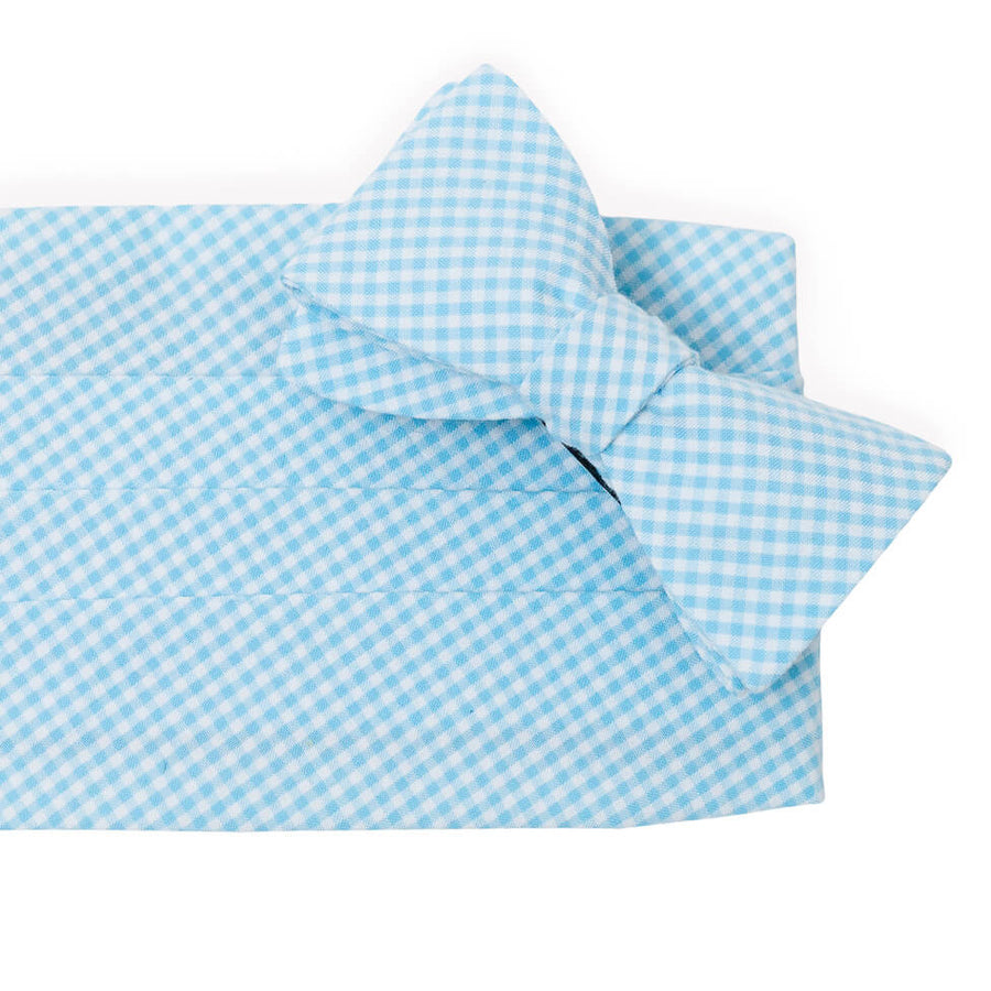 Fenwick: Carolina Cotton Cummerbund Set - Aqua