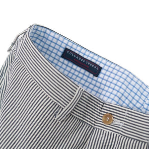 Shem Creek: Seersucker Shorts - Navy