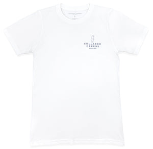 Crab Flag: Short Sleeve T-Shirt - White