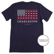 Load image into Gallery viewer, Trout Flag: Toddler Short Sleeve T-Shirt - Navy

