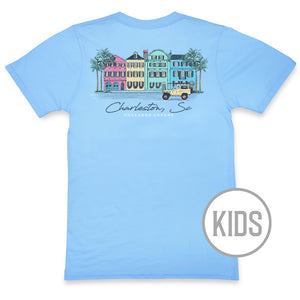 Rainbow Row: Kid's Short Sleeve T-Shirt - Carolina