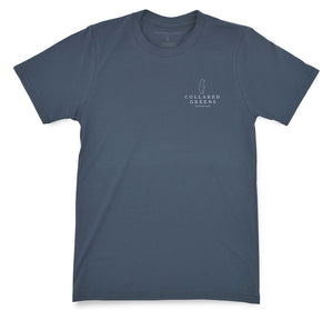 Ravenel Bridge: Short Sleeve T-Shirt - Steel Blue