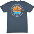 Load image into Gallery viewer, Ravenel Bridge: Short Sleeve T-Shirt - Steel Blue
