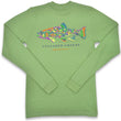 Load image into Gallery viewer, Rainbow Trout: Long Sleeve T-Shirt - Green (Medium &amp; Large)
