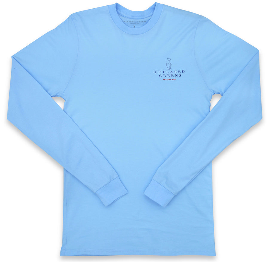 Trout Flag: Long Sleeve T-Shirt - Carolina