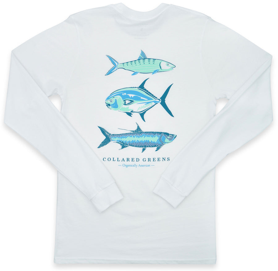 Grand Slam: Long Sleeve T-Shirt - White