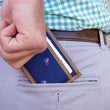 Load image into Gallery viewer, Skull &amp; Crossbones: Card Wallet - Navy
