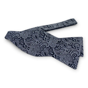 Paisley Formal: Bow - Black/White