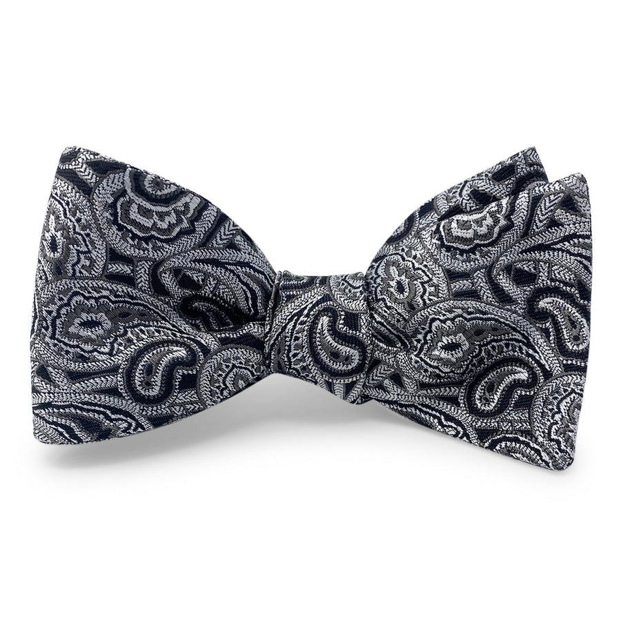 Paisley Formal: Bow - Black/White