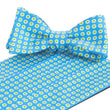 Load image into Gallery viewer, Henry Blue Cummerbund and Bow Tie Set Cummerbund Sets - Collared Greens American Made
