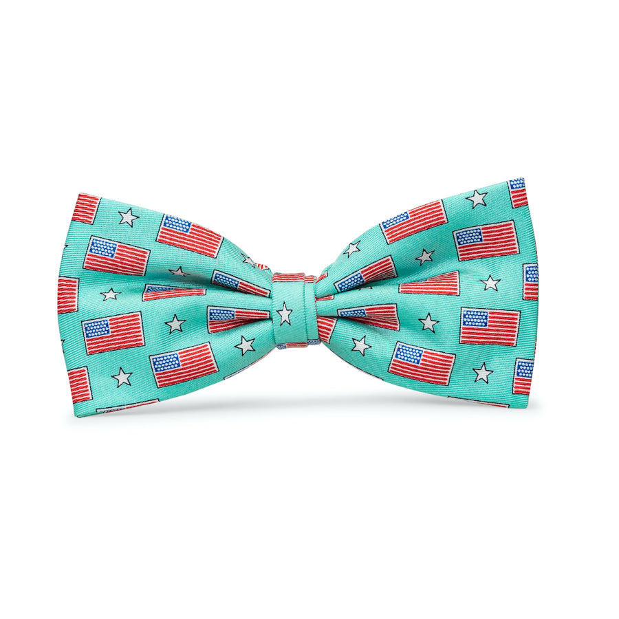 Old Glory: Boys Bow Tie - Sky