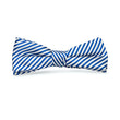Load image into Gallery viewer, Signature Stripe: Boys Bow Tie - Navy
