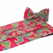 Load image into Gallery viewer, Wood Red Cummerbund and Bow Tie Set - Collared Greens
